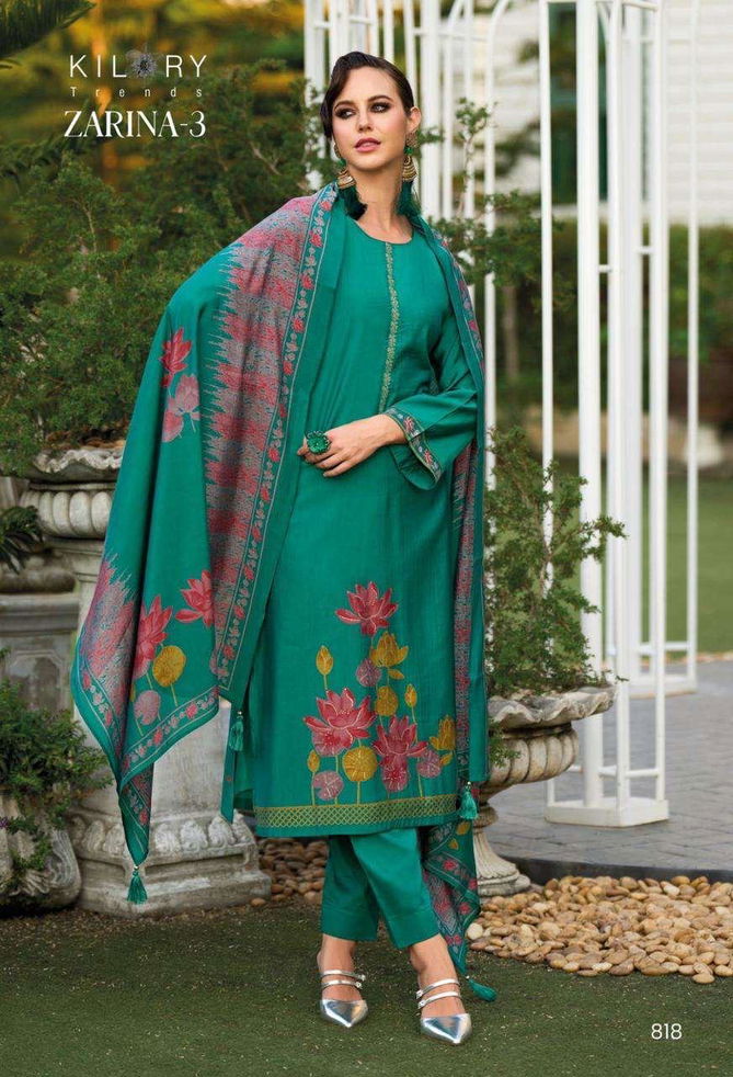 Zarina 3 By Kilory Viscose Muslin Digital Printed Salwar Kameez Wholesale Online